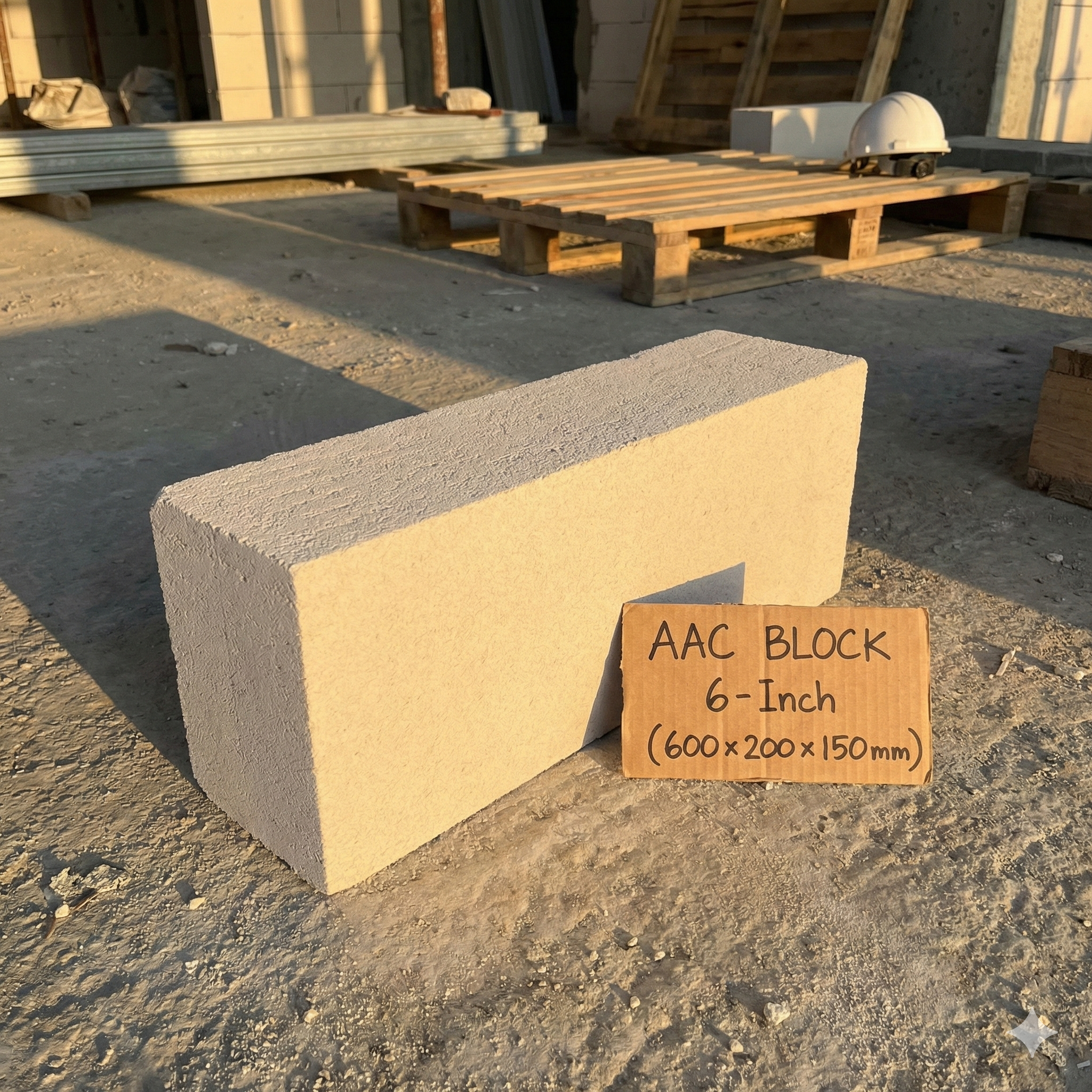 6 inch AAC block